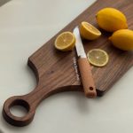 تخته گوشت نامتقارن چوب گردو-1