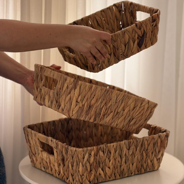 باکس نظم دهنده حصیری دسته دار