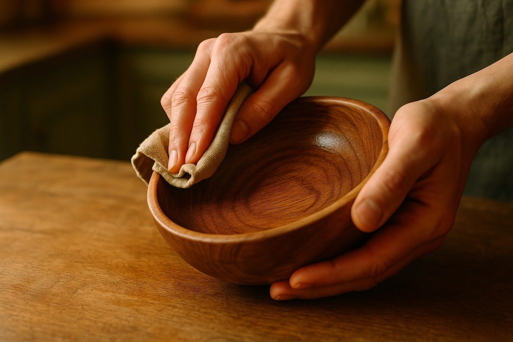 نگهداری از ظروف چوبی